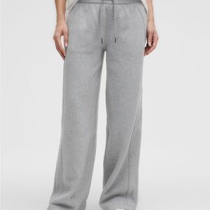 Scuba mid-rise wide-leg pant regular